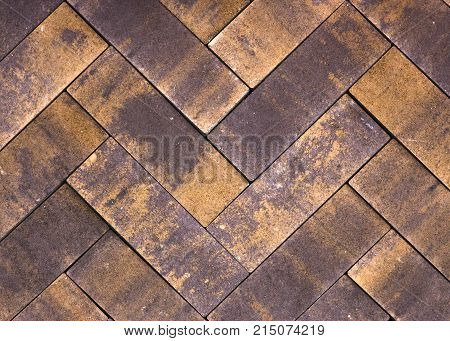 A sample of concrete paving slab for laying tracks.