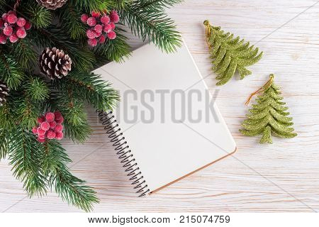 Christmas And New Year Background.