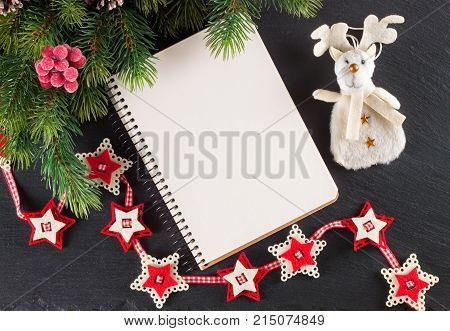 Christmas And New Year Background.