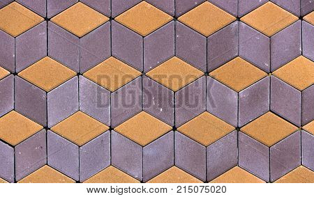 A sample of concrete paving slab for laying tracks.