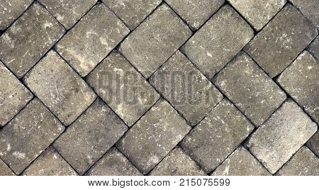 A sample of concrete paving slab for laying tracks.