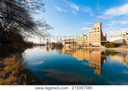 Old Abandoned Factory,industrial Archeology.italy