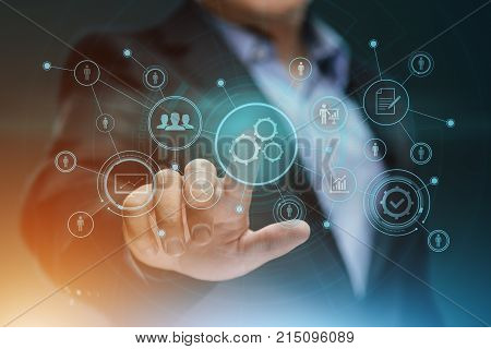 Automation Software Technology Process System Business concept.