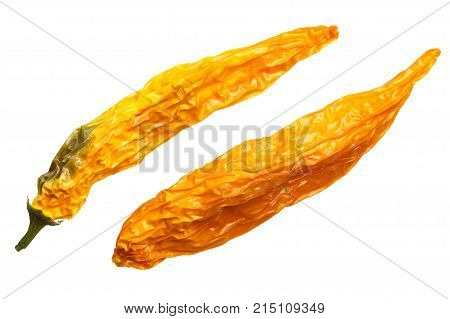Dried Aji Giallo Arancio C Baccatum, Top, Paths