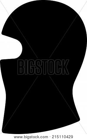 Balaclava helmet or ski mask, shade picture
