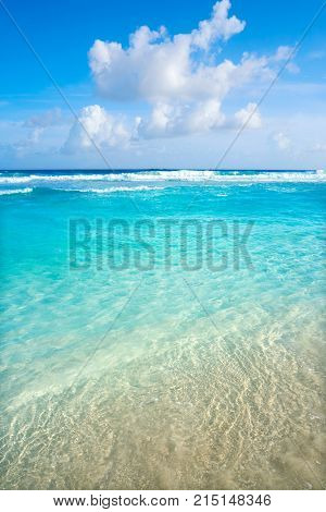 Cozumel island San Martin beach in Riviera Maya of Mayan Mexico