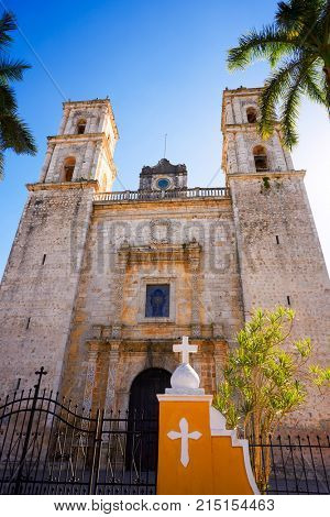 Valladolid San Gervasio church of Yucatan in Mexico