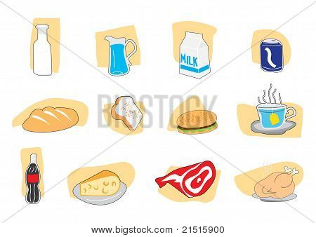 Iconos de alimentos