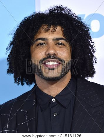 LOS ANGELES - NOV 14:  Daveed Diggs arrives for the 'Wonder' World Premiere on November 14, 2017 in Westwood, CA                