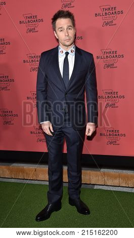 LOS ANGELES - NOV 03:  Sam Rockwell arrives for the