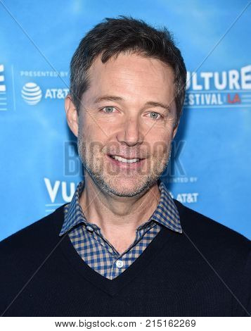 LOS ANGELES - NOV 18:  George Newbern arrives for the Vulture Festival's: Scandal: The Final Season on November 18, 2017 in Hollywood, CA                