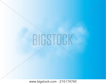 Fog Or Smoke Isolated Transparent Special Effect. White Vector Cloudiness, Mist Or Smog Background. 
