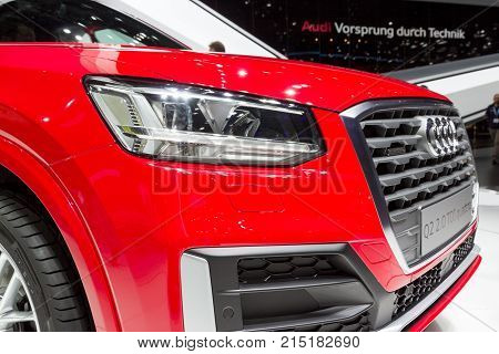 Audi Q2 Crossover Car Close Up