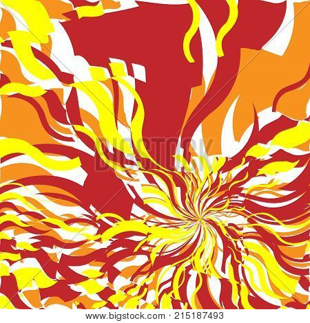 Bright Red and Orange Fire Abstract Background, Flame Pattern, Stylized Fire, Fire Sign Background, Sunlight Abstract Orange Wave Background