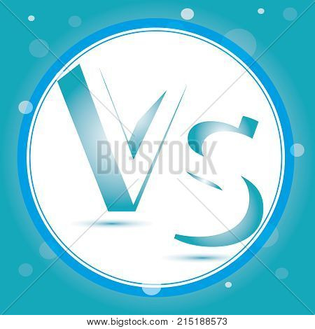 Versus Logo. Vs Vector Letters Illustration. Competition Icon. Fight Symbol. Eps10
