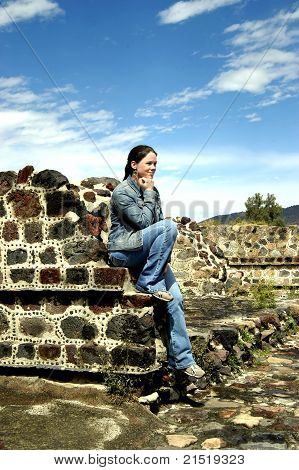Mexikói azték romok