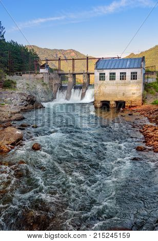 Old Hydroelectric Power Station. Chemal, Altai Republic, Russia