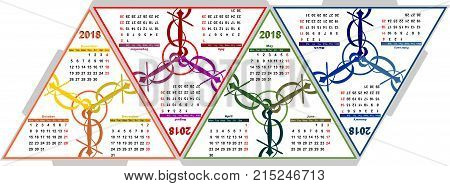 The Layout Of The Triangular Calendar