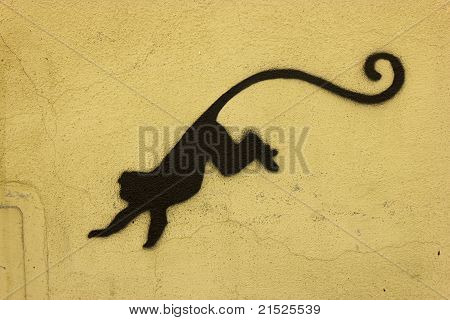 Monkey vzorník graffiti
