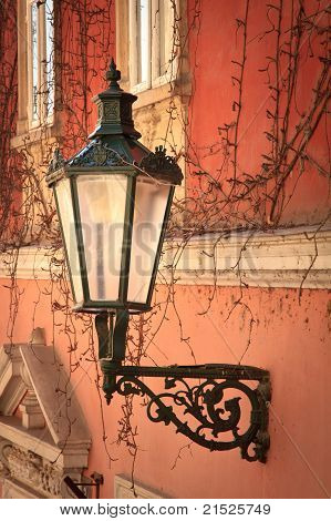 Lâmpada de rua histórica