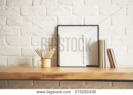 Office Desktop With Various Objects