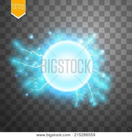 blue energy ring abstract.conceptual vector design with free area in center for any object. Vector