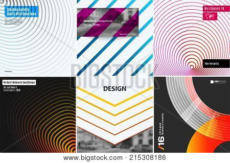 Abstract vector design elements for graphic layout. Modern business template with olourful round circle blend effect, abstract lines, decoration, joy, party, celebration, anniversary on background.