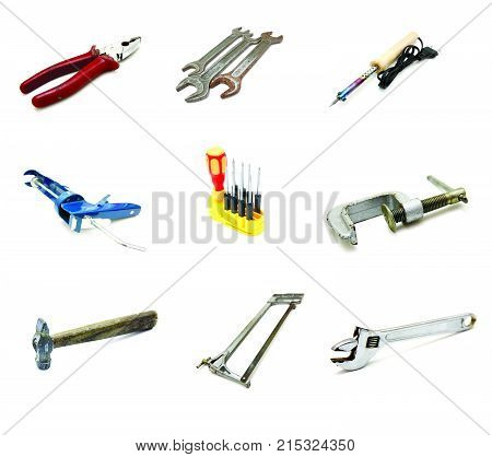 Set Of Different Tools
