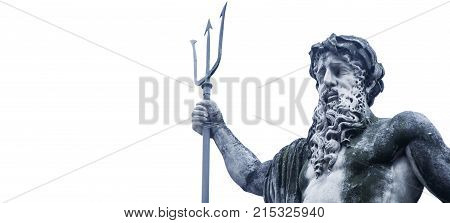The Ancient Statue Of God Of Seas And Oceans Neptune (poseidon)