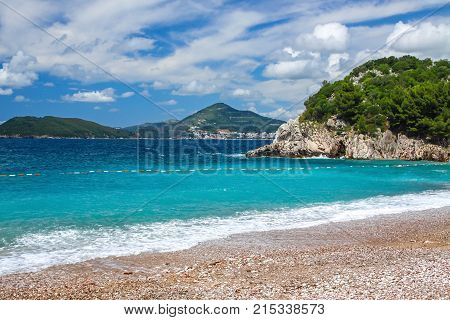 Milocer Beach (milocer Plaza), Sveti Stefan, Montenegro