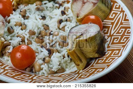 Pilaf With Black-eyed Peas