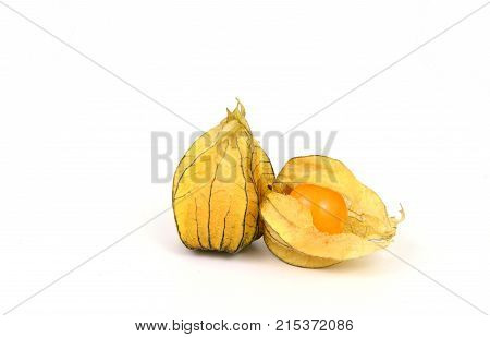 close up from Cape Gooseberry isolated on white background