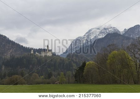 German landscape near the Alps, south of Munich