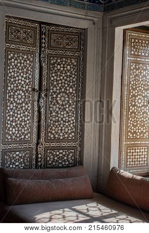 Ottoman Art Example Of Mother Of Pearl Inlays On Windows