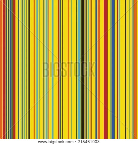 Retro Color Straight Vertical Variable Width Stripes, Color Lines Pattern, Vertically Seamless Pattern, Straight Parallel Vertical Lines, Fashion Geometric Color Random Lines