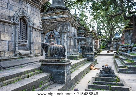 Pashupatinath temple complex in Kathmandu, Nepal