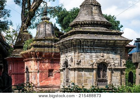 Pashupatinath temple complex in Kathmandu, Nepal