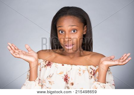 Woman With Who Cares Attitude