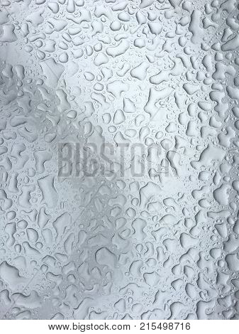 General of the water dews on metal surface in Kuala Lumpur November 27 2017.