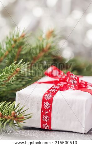 Silver Christmas Background