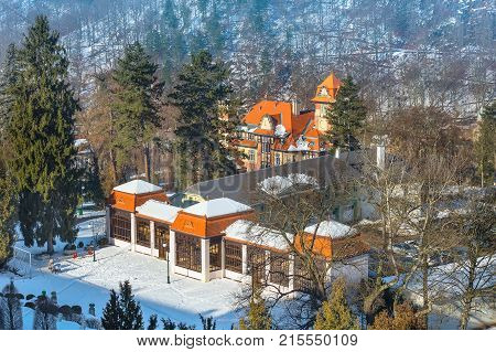 Funicular station Imperial, Karlovy Vary, Czech Republic