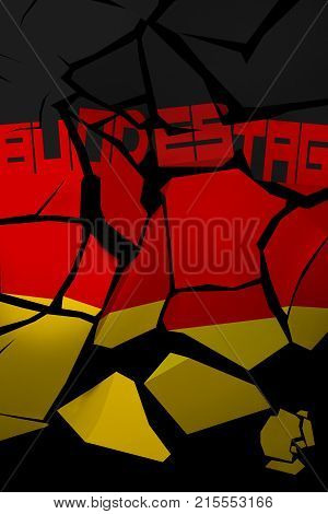 BERLIN, GERMANY, 24 November 2017 - After 2017 elections German political parties fail to agree coalition government.
