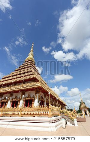 Phra That Nong Waeng in Khon Kaen provinceThailand Religious Landmarks.