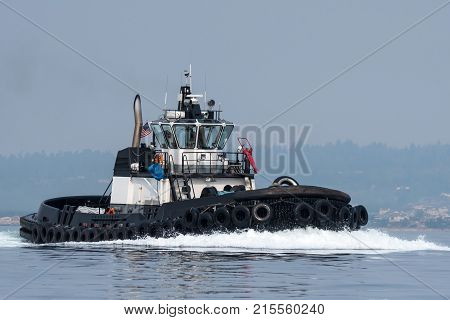 M/T Wynema Spirit transiting Shilshole Bay on the way north