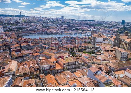 City of Porto from above, Portugal