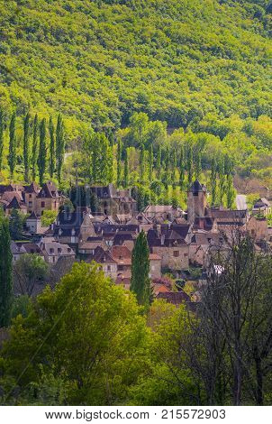 Beautiful French Village Chateau De Limargue Autoire France
