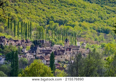 Beautiful French Village Chateau De Limargue Autoire France