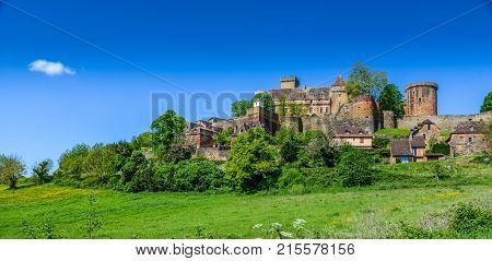 Bretenoux Castelnau Medieval Castle, Lot, Quercy,dordogne France