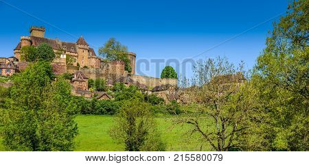 Bretenoux Castelnau Medieval Castle, Lot, Quercy,dordogne France