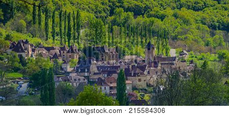 Beautiful French Village Chateau De Limargue Autoire France
